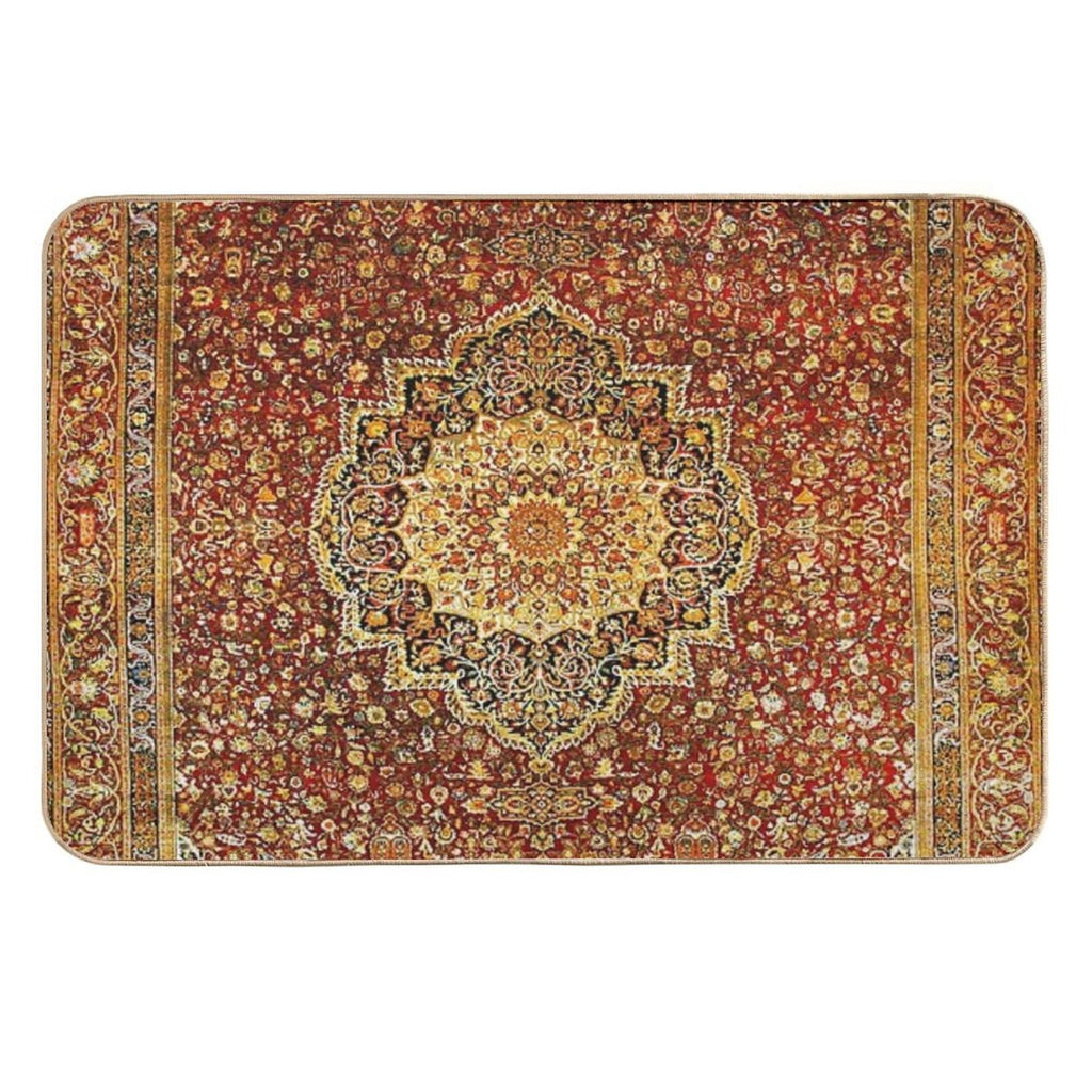 Khorasan Antique Persian Carpet Print  High-Traffic Bath Mat