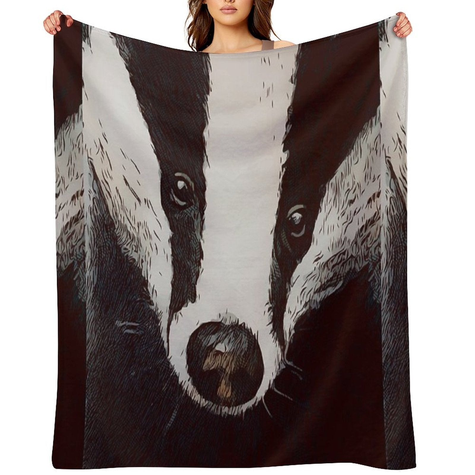 Badger Wrinkle-free Throw Blanket