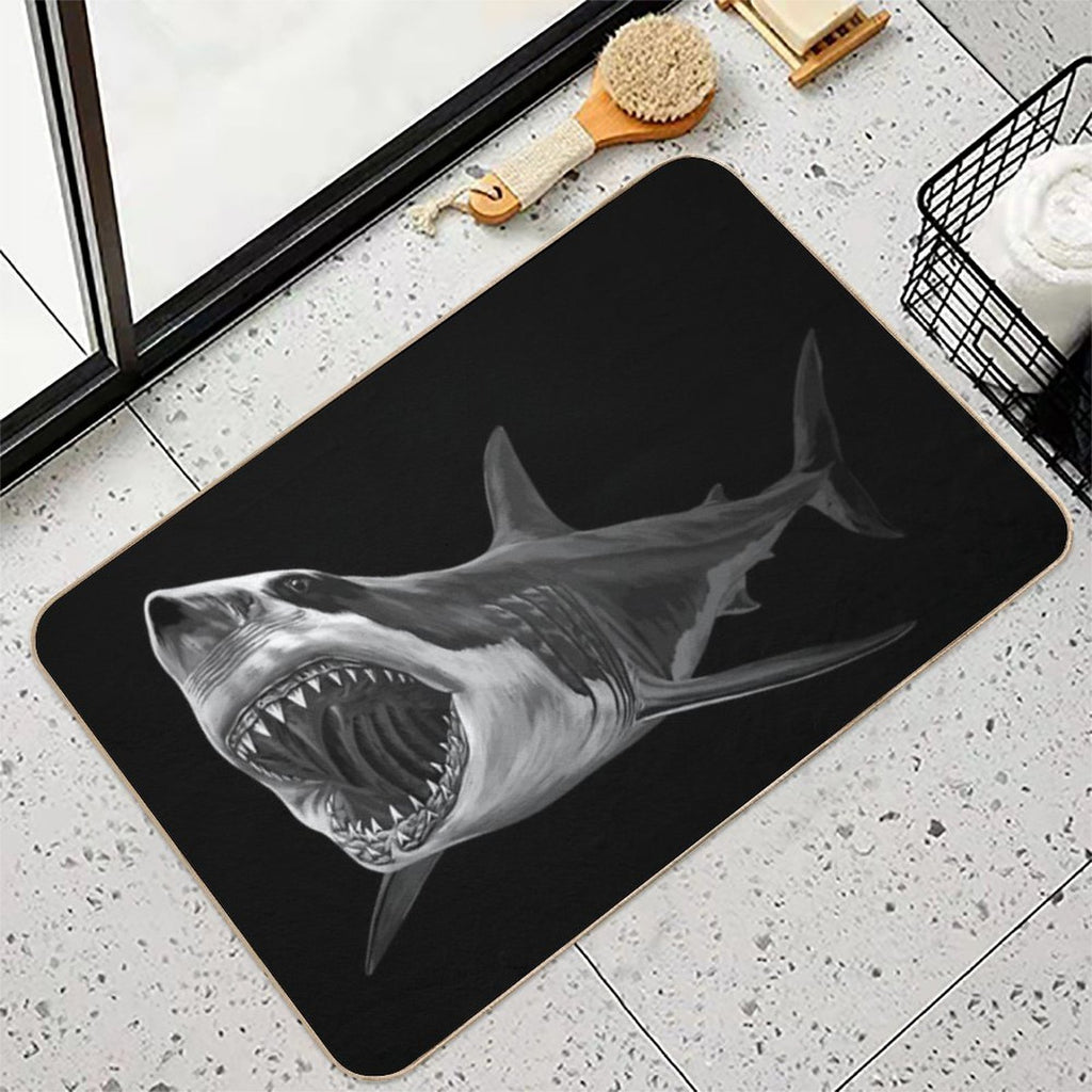 Great White Shark  Odorless Bath Mat