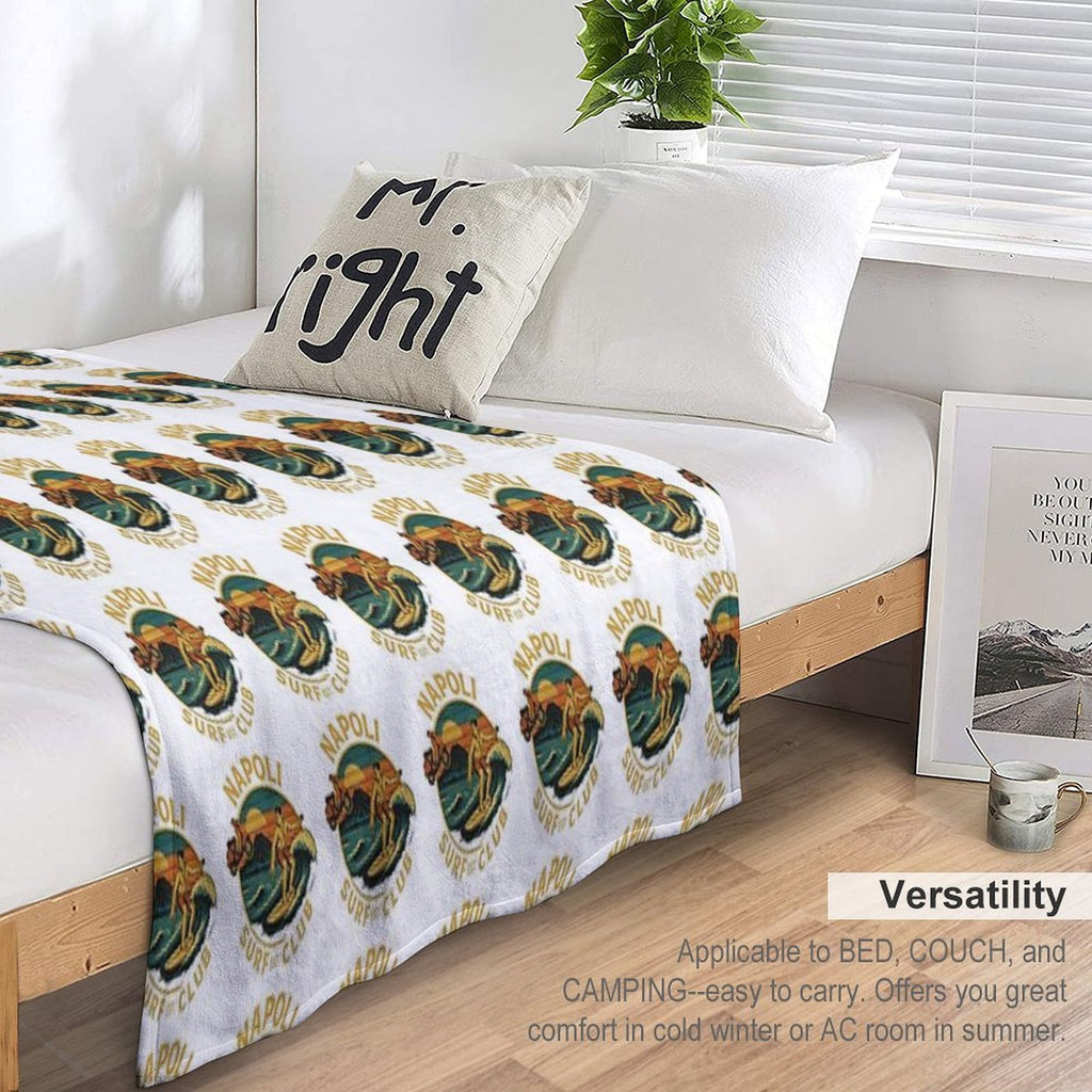 NAPOLI SURF CLUB All-season Throw Blanket