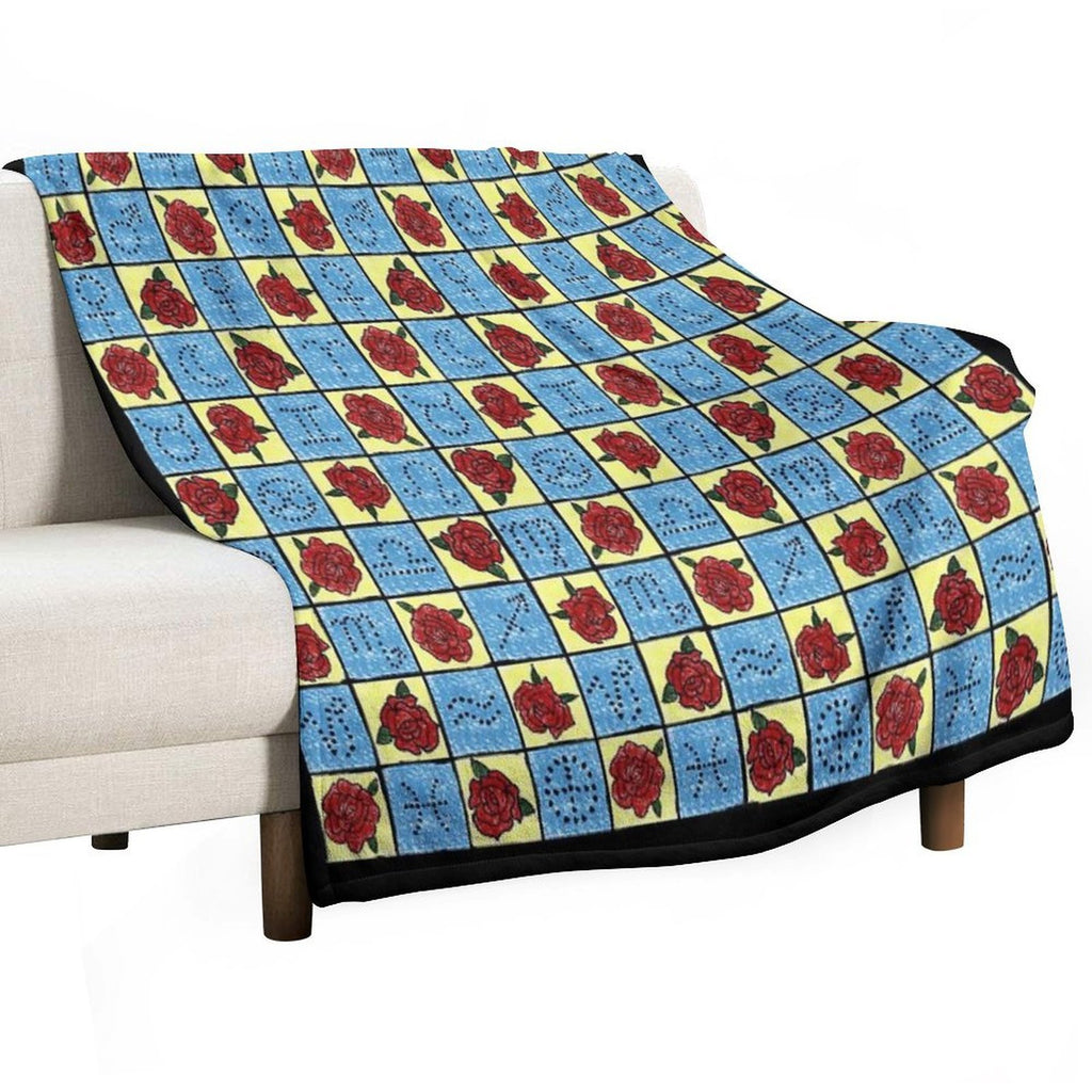 9 of Swords Tarot Blanket by Tarotista Multi-functional Throw Blanket