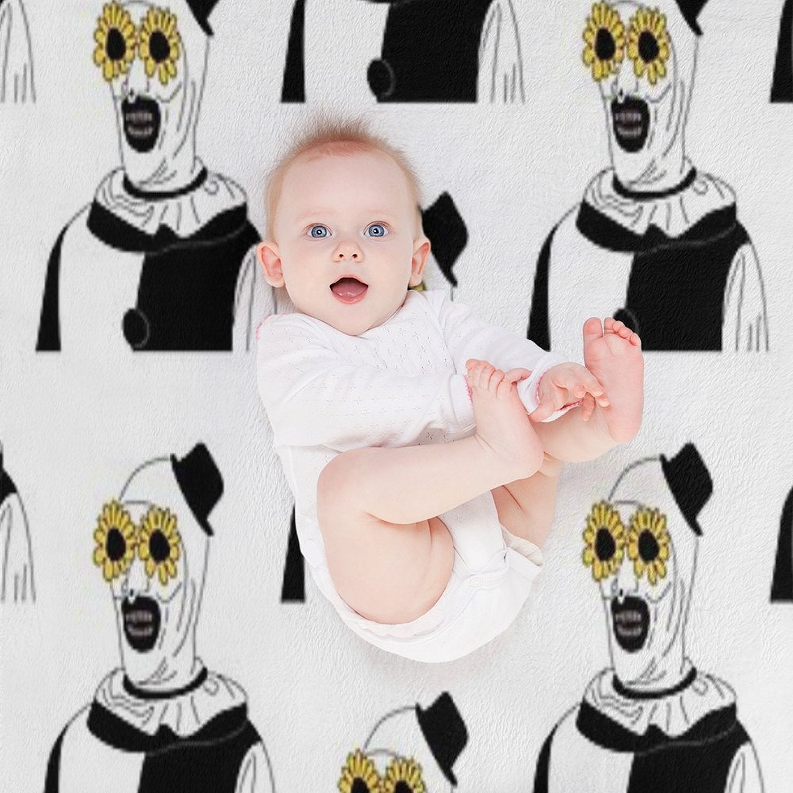 Art The Clown - Terrifier Classic Eco-conscious Throw Blanket