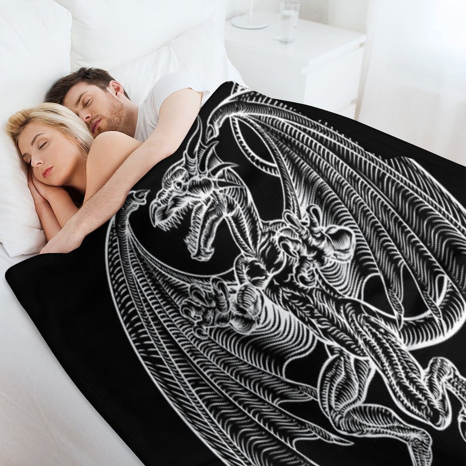 Dungeons And Dragons Design Plush Throw Blanket