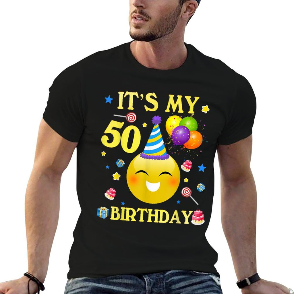 It's My 50th Birthday 50 Years Old 50th Birthday Gift  Lightweight T-Shirt