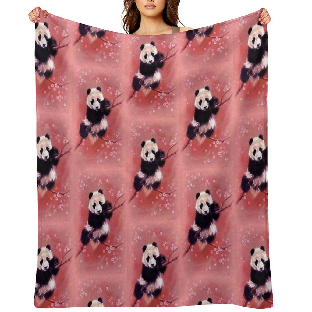 Panda Sustainable Throw Blanket