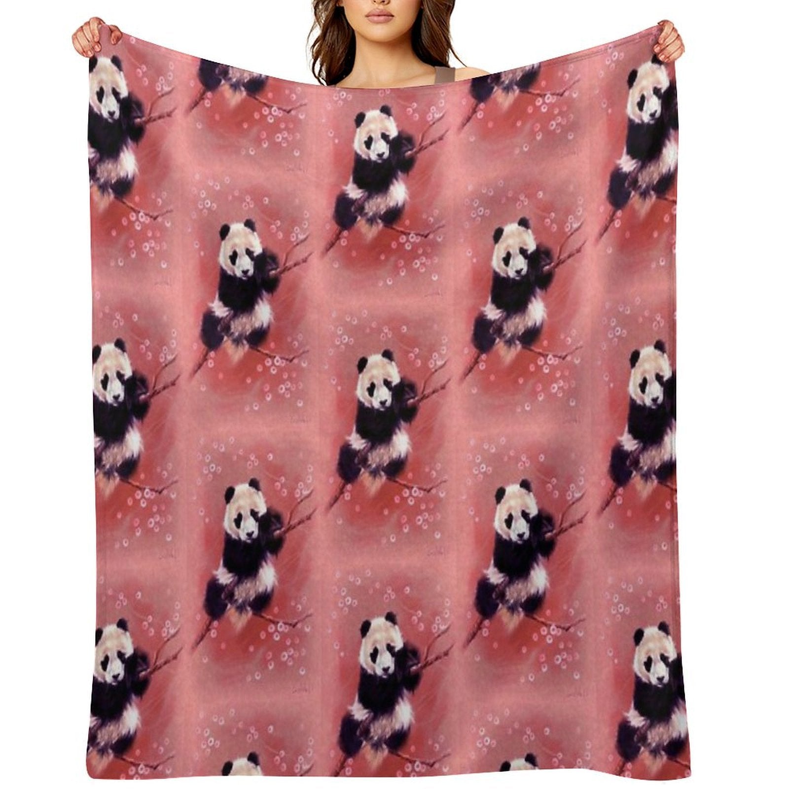 Panda Sustainable Throw Blanket