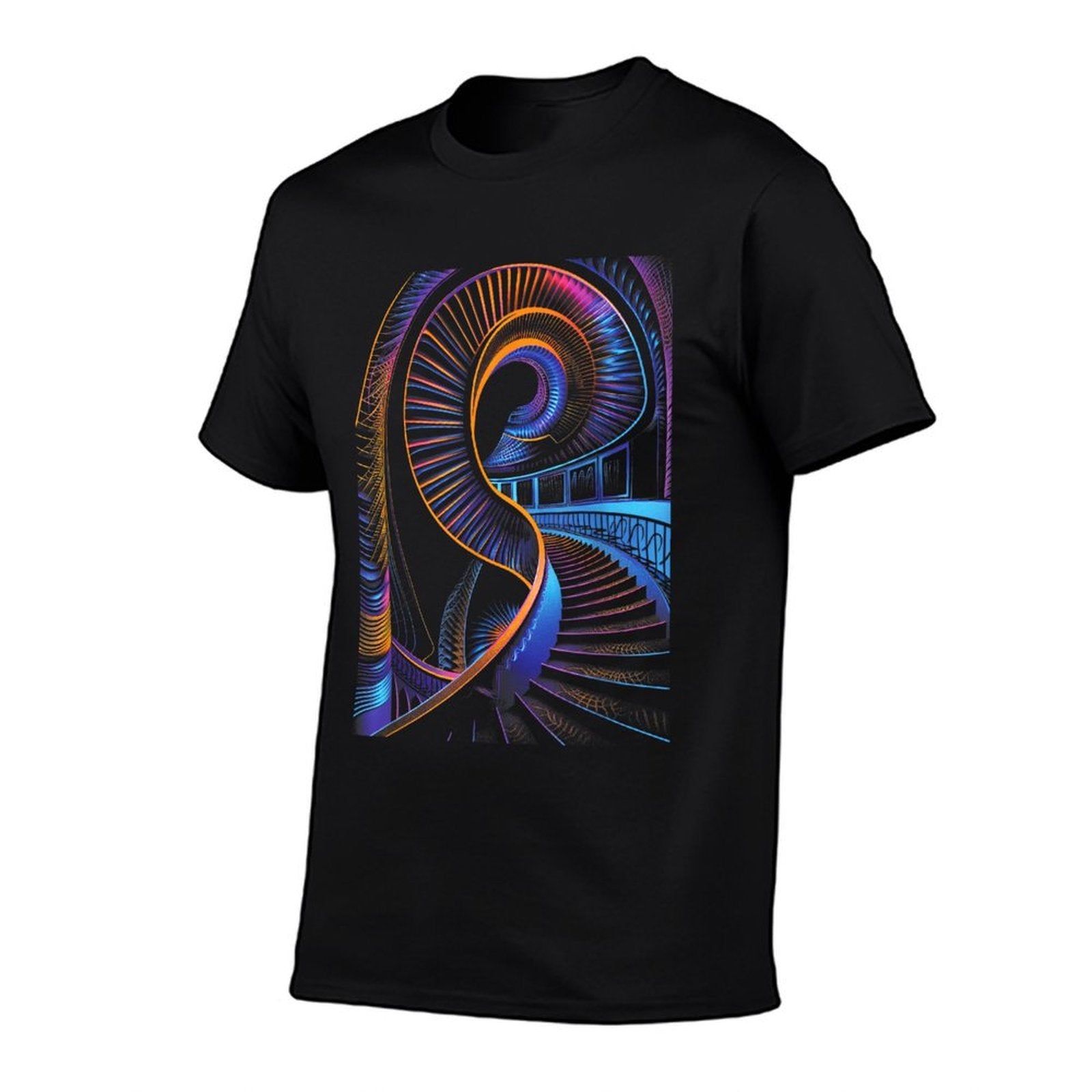 Optical Illusion Staircase Abstract Art  Affordable Price T-Shirt