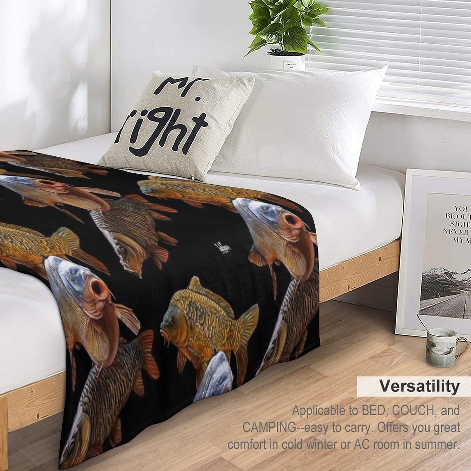 Carp Gang 1 Velvety-soft Throw Blanket