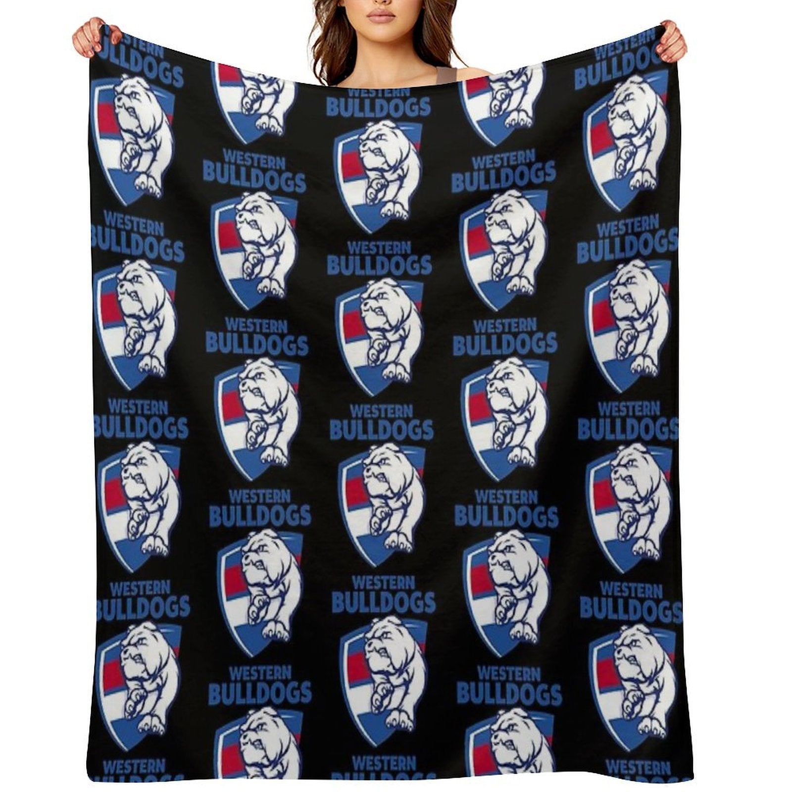 Bulldogs-western Machine-washable Throw Blanket