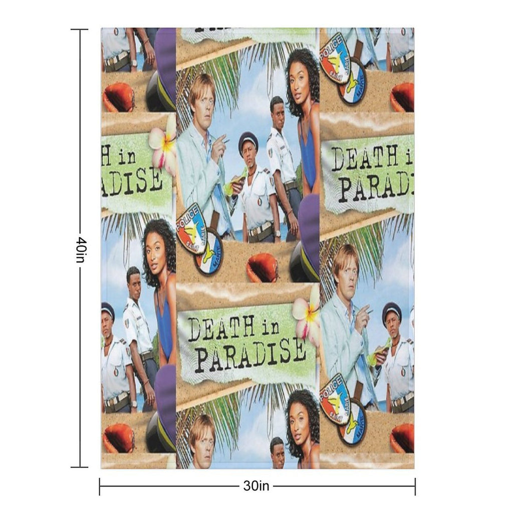 BBC Death in Paradise Plush Throw Blanket
