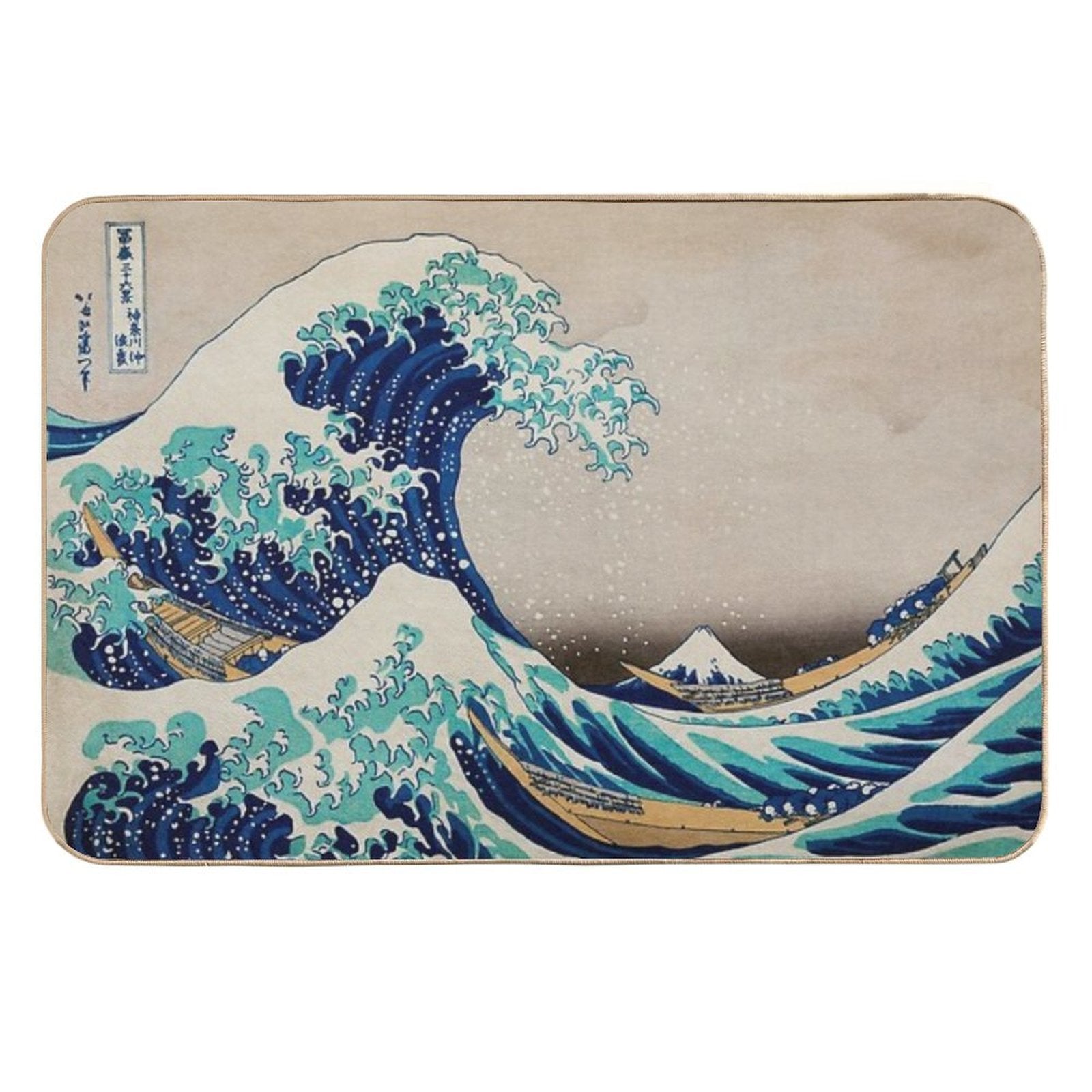 The Great Wave  Dirt-Trapping Bath Mat
