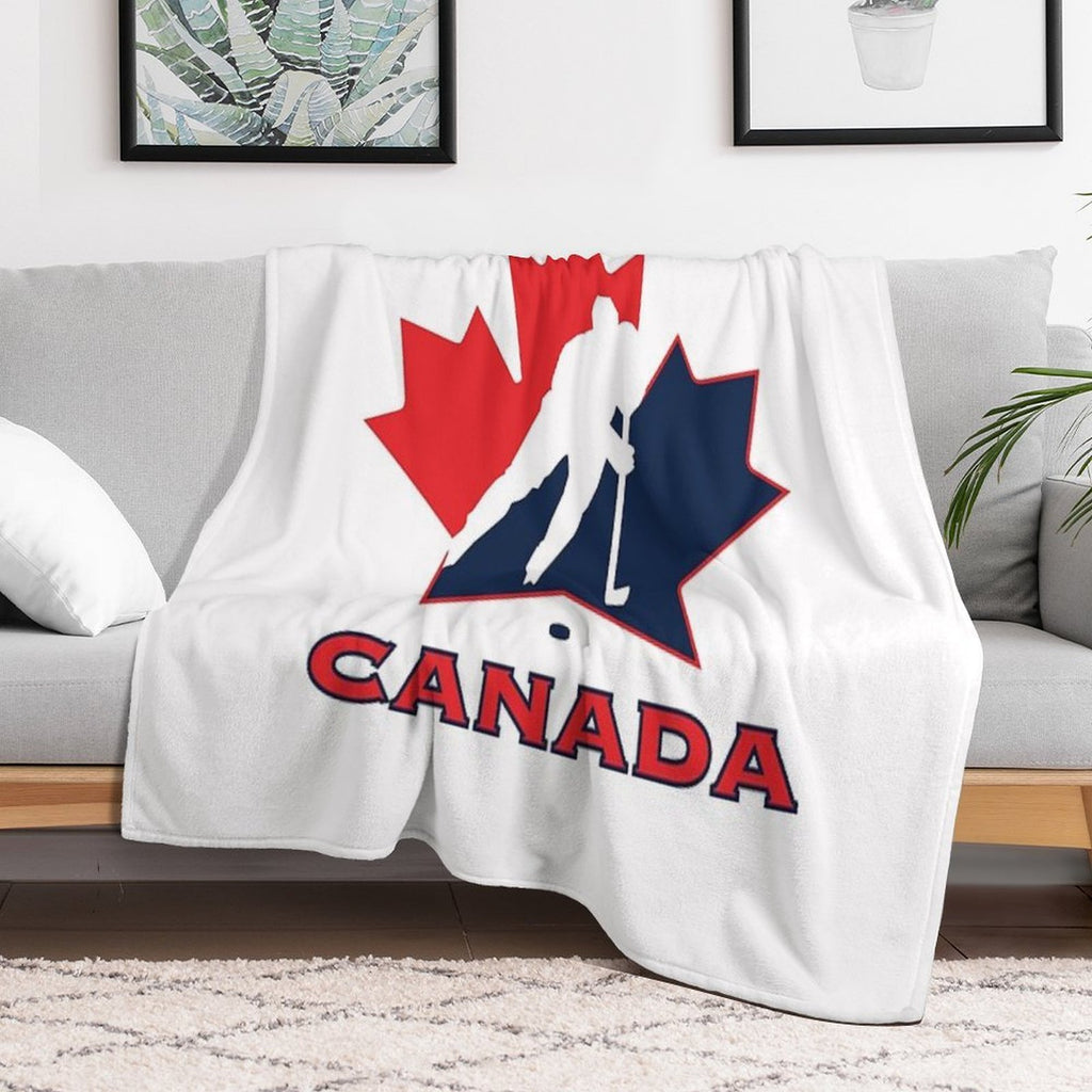 Hockey, Canada Multi-functional Throw Blanket