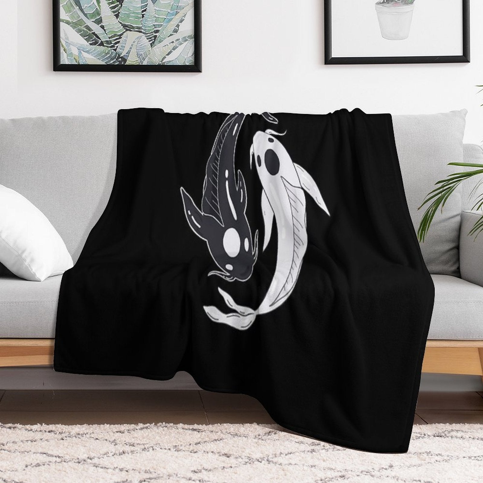 Tui And La Compact Throw Blanket