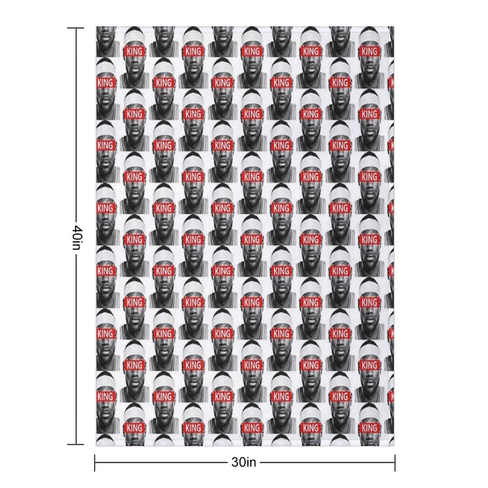 LeBron James - King Anti-pilling Throw Blanket