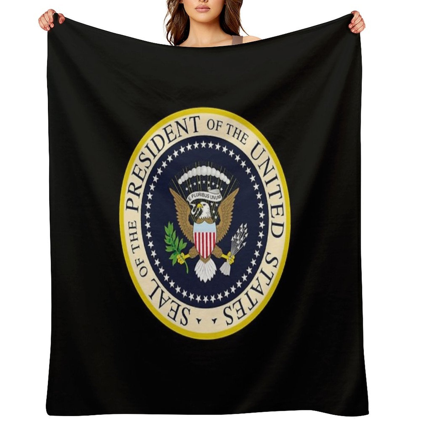 Seal of President of The United States Wrinkle-free Throw Blanket