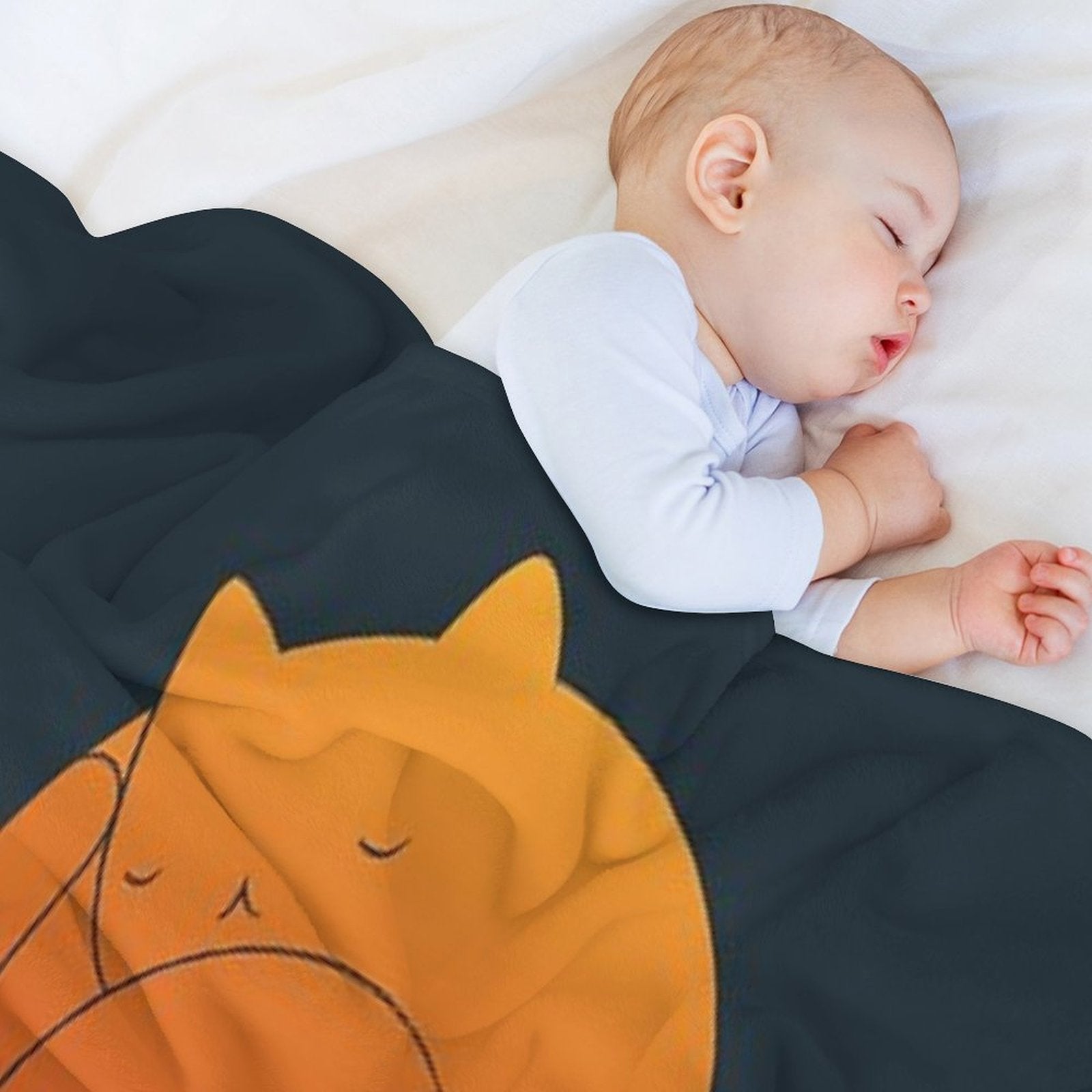 Cat Landscape 66 Easy Care Throw Blanket