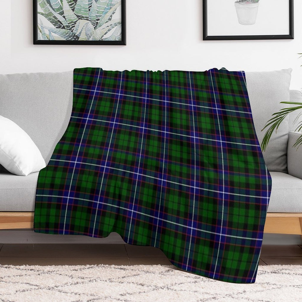 Clan Russell Tartan Machine-washable Throw Blanket