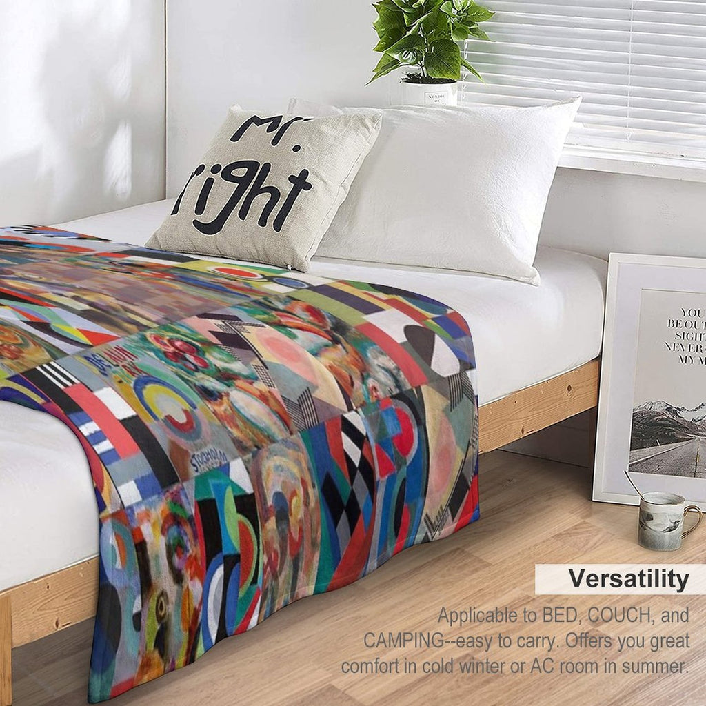 Sonia Delaunay Lightweight Throw Blanket