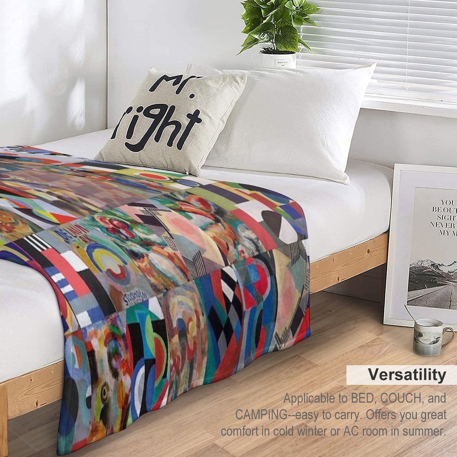 Sonia Delaunay Lightweight Throw Blanket