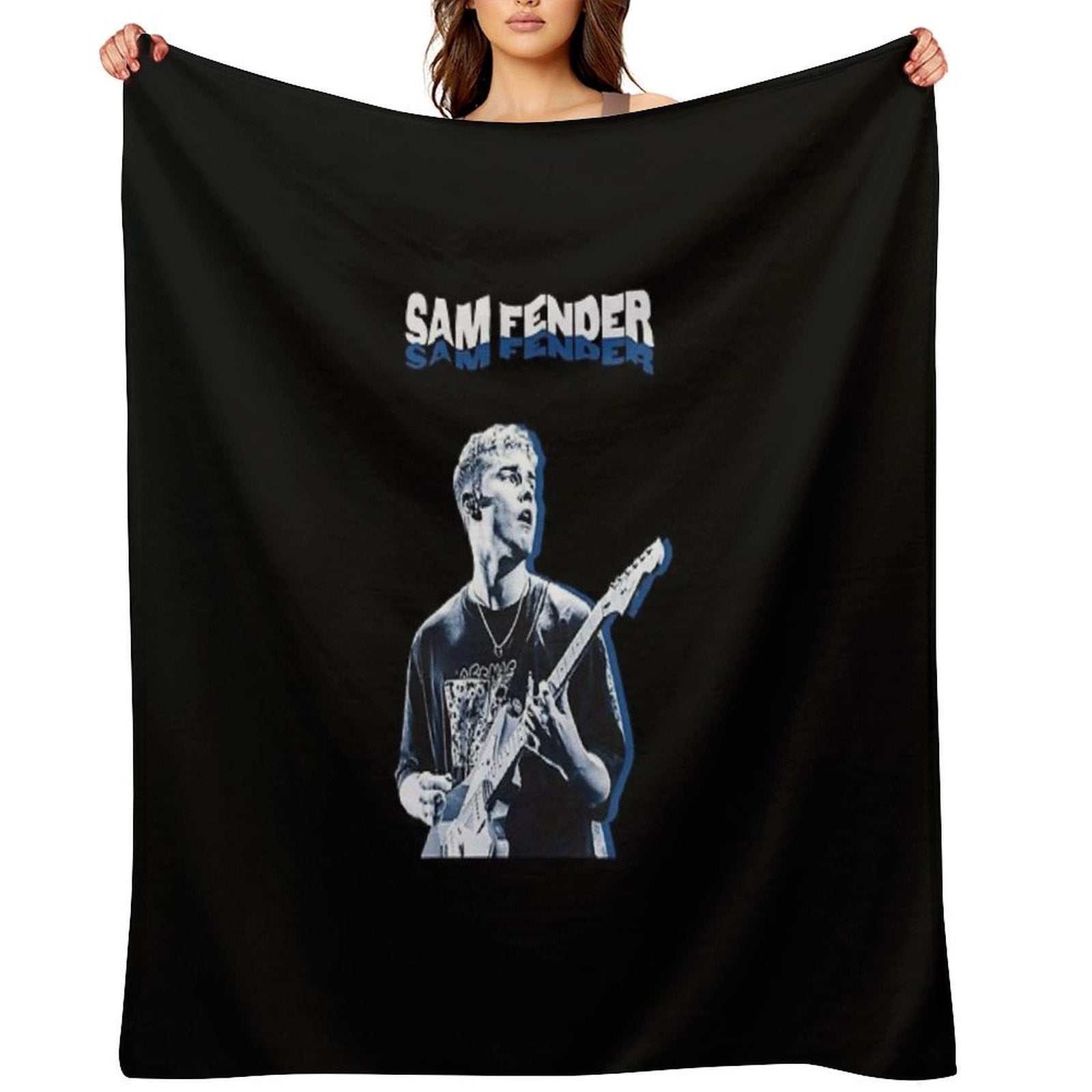 Sam Fender Wrinkle-free Throw Blanket