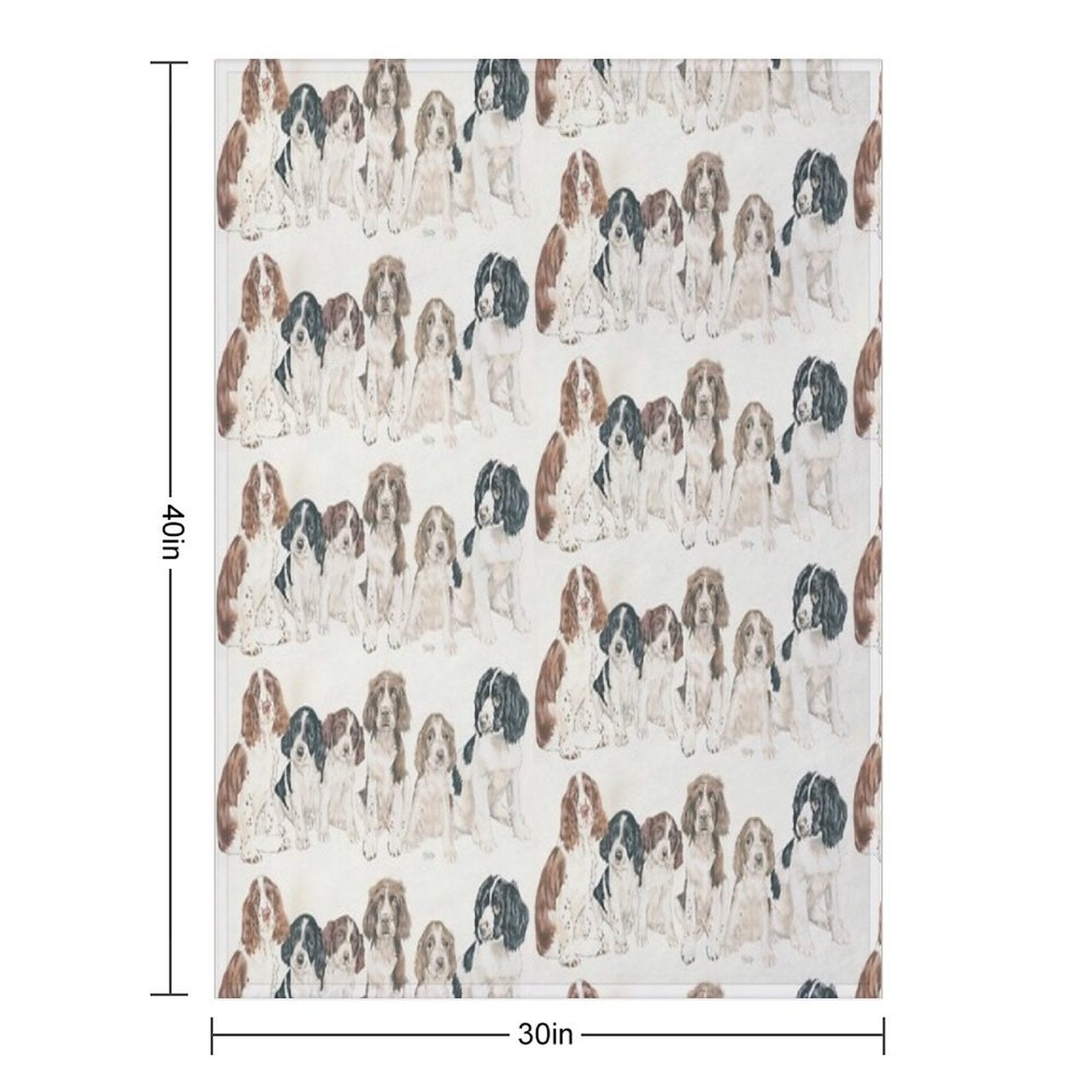 English Springer Spaniel Puppies All-season Throw Blanket