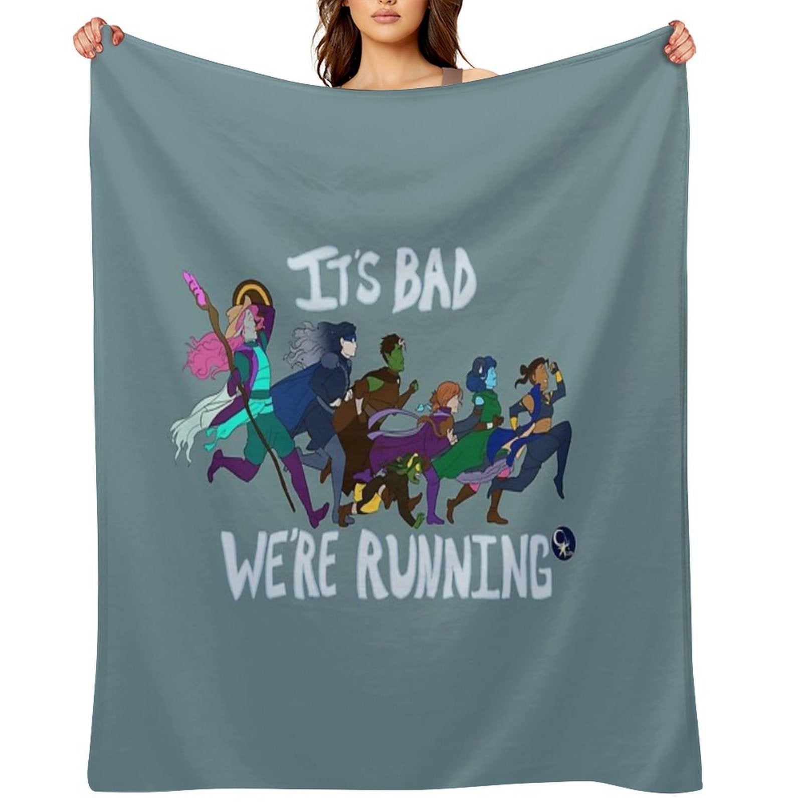 It's Bad, We're Running Lightweight Throw Blanket