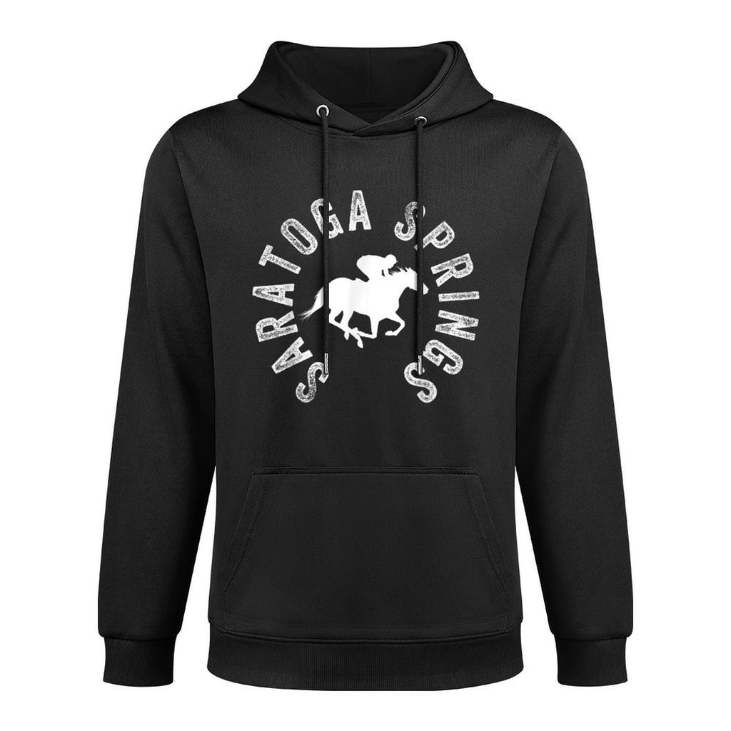 Saratoga Springs New York Horse Racing Jockey Unisex Design Hoodie