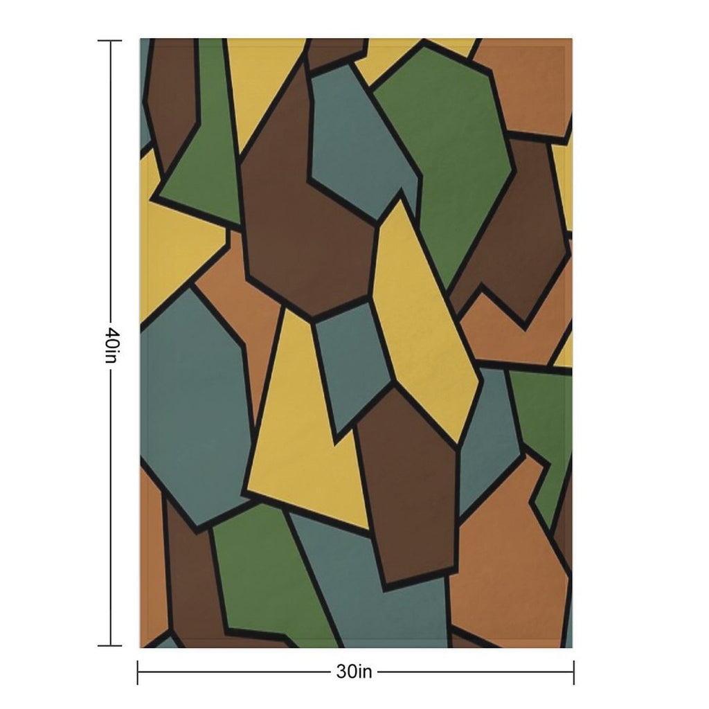 WW1 German Camouflage Multi-functional Throw Blanket