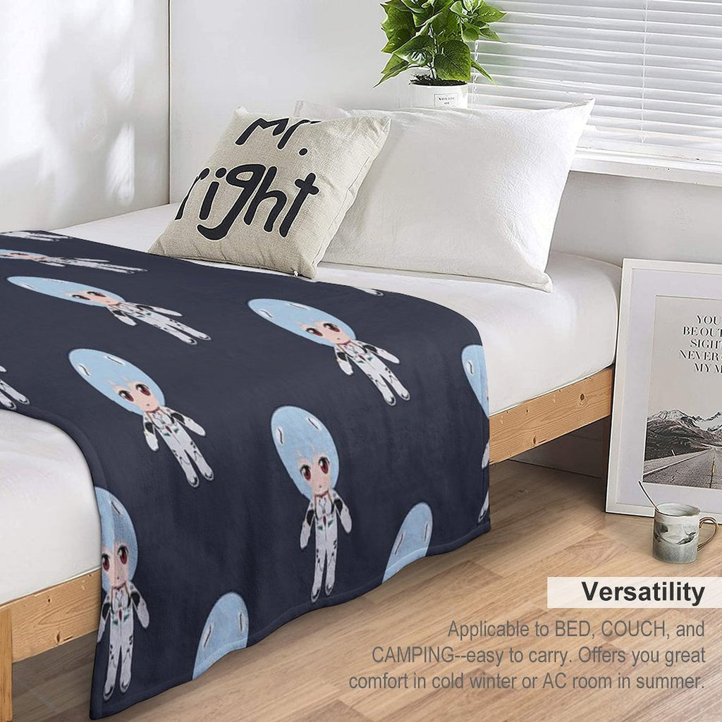 Rei Plush Design Travel-friendly Throw Blanket