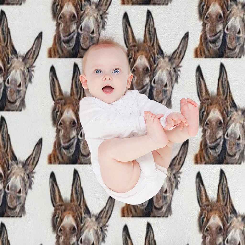 Donkeys - Hee Haw All-season Throw Blanket