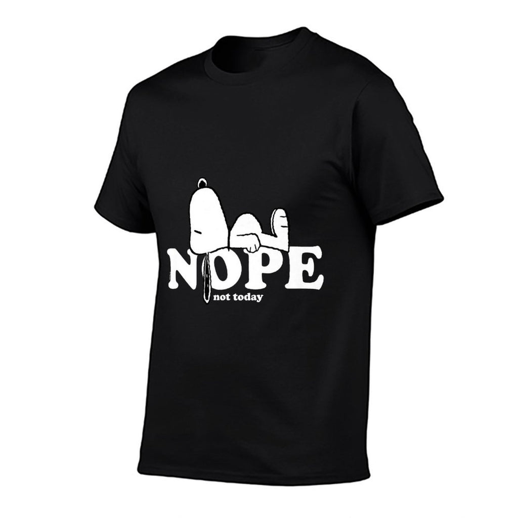 Snoopy Nope Premium  Heathered Texture T-Shirt