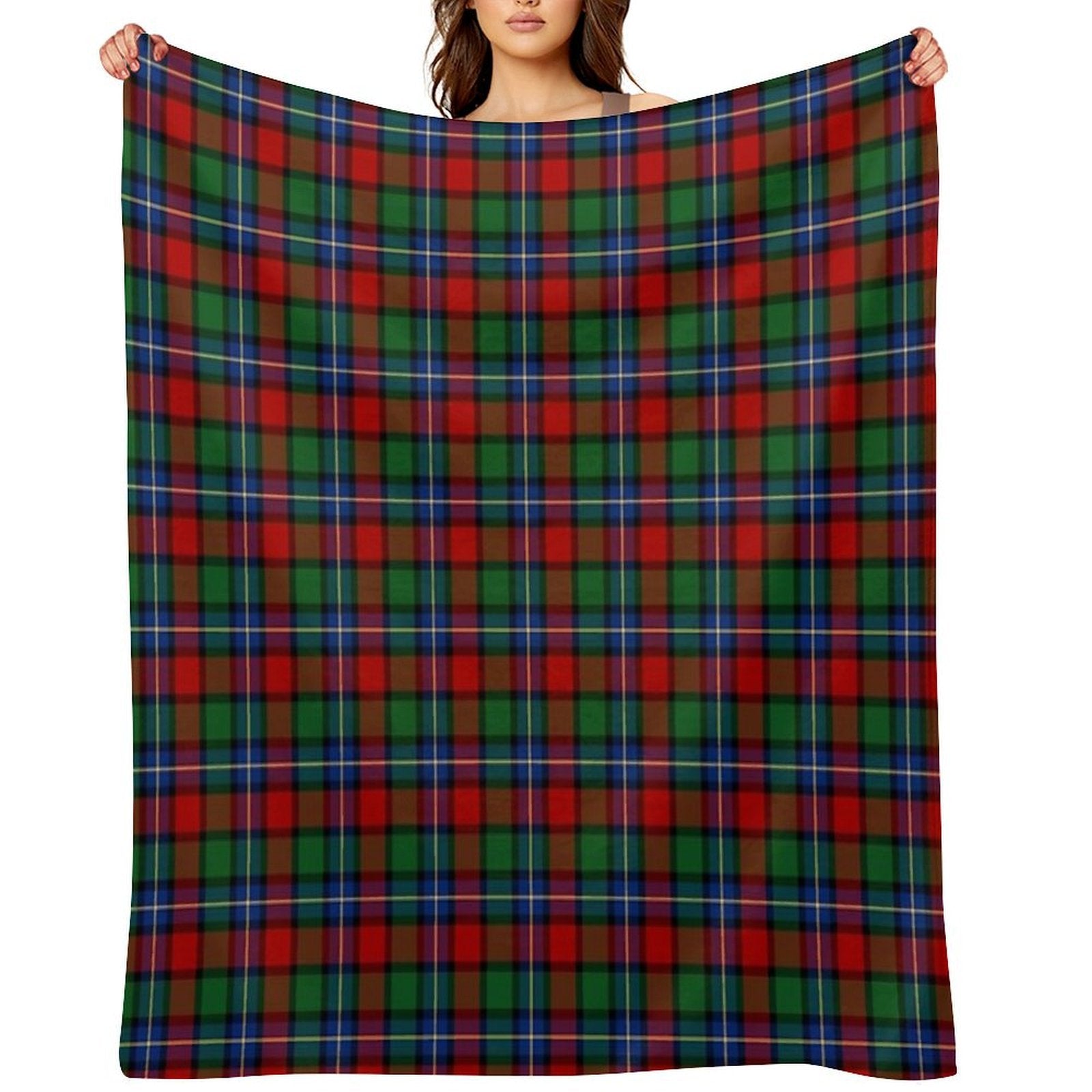 Clan Kilgour Tartan Compact Throw Blanket