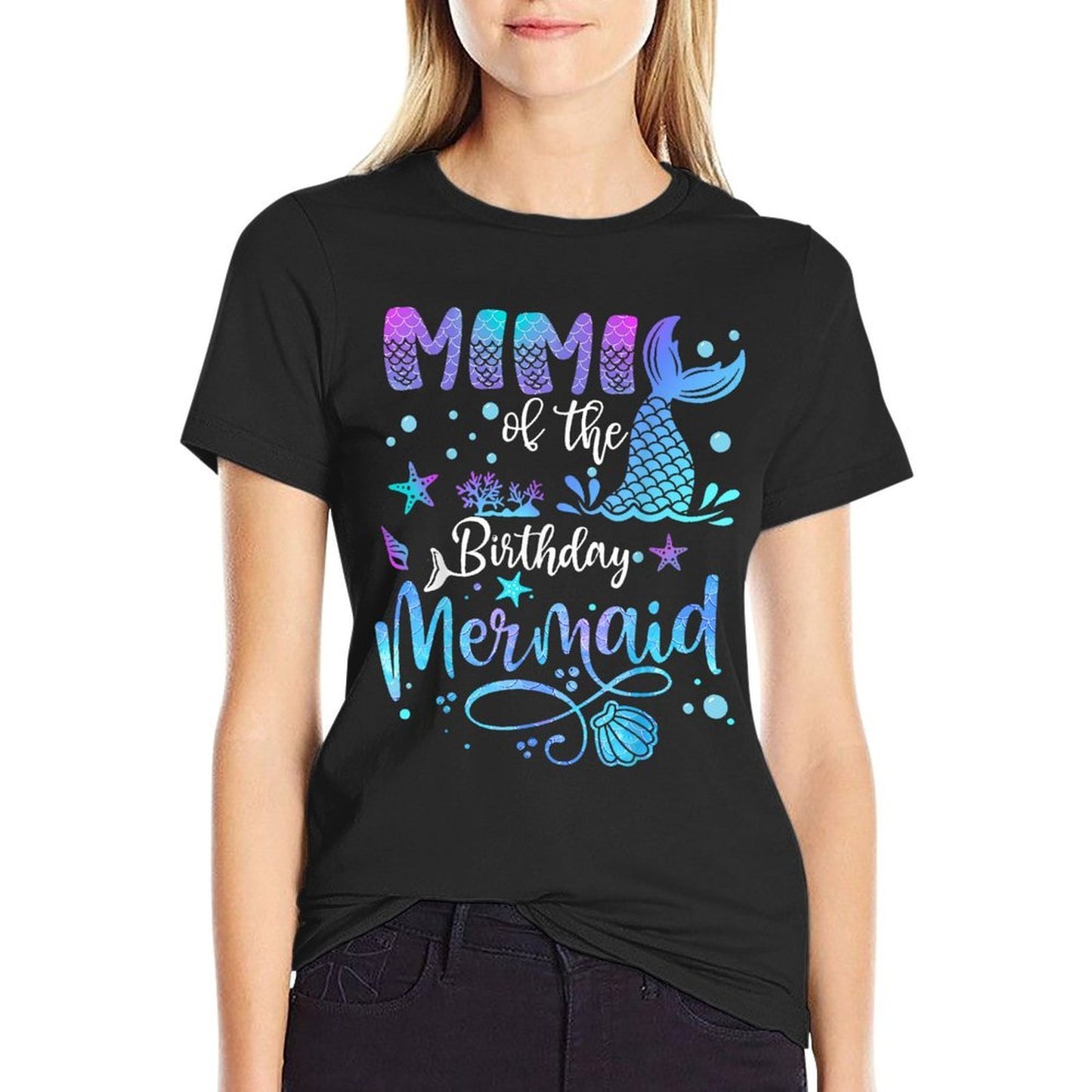 Mimi Of The Birthday Mermaid Bday Party Mermaid  Affordable Price T-Shirt