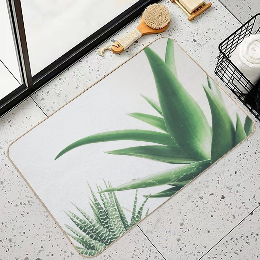 Succulents  Stain-Proof Bath Mat