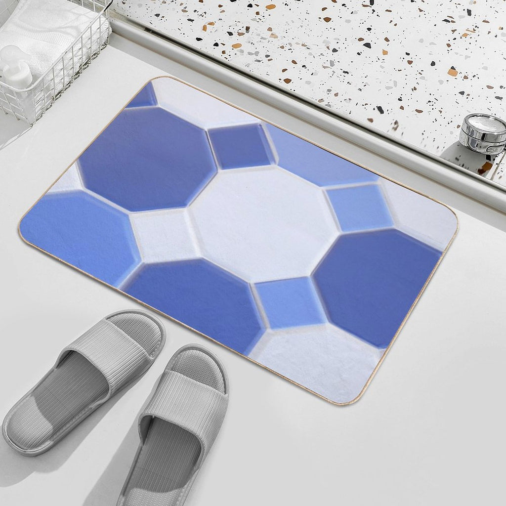 Symphonic Blues  Pet-Safe Bath Mat