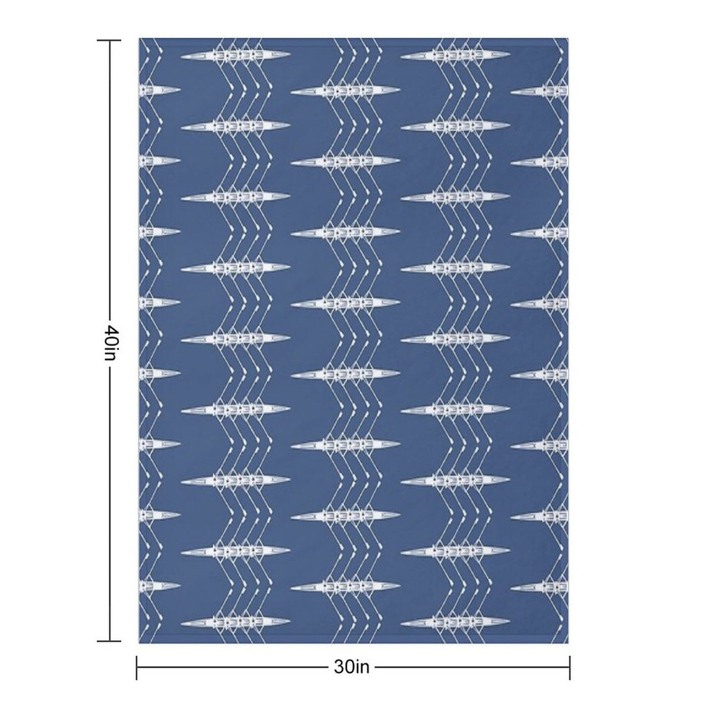 Rowing, Rowing Boat Lightweight Throw Blanket