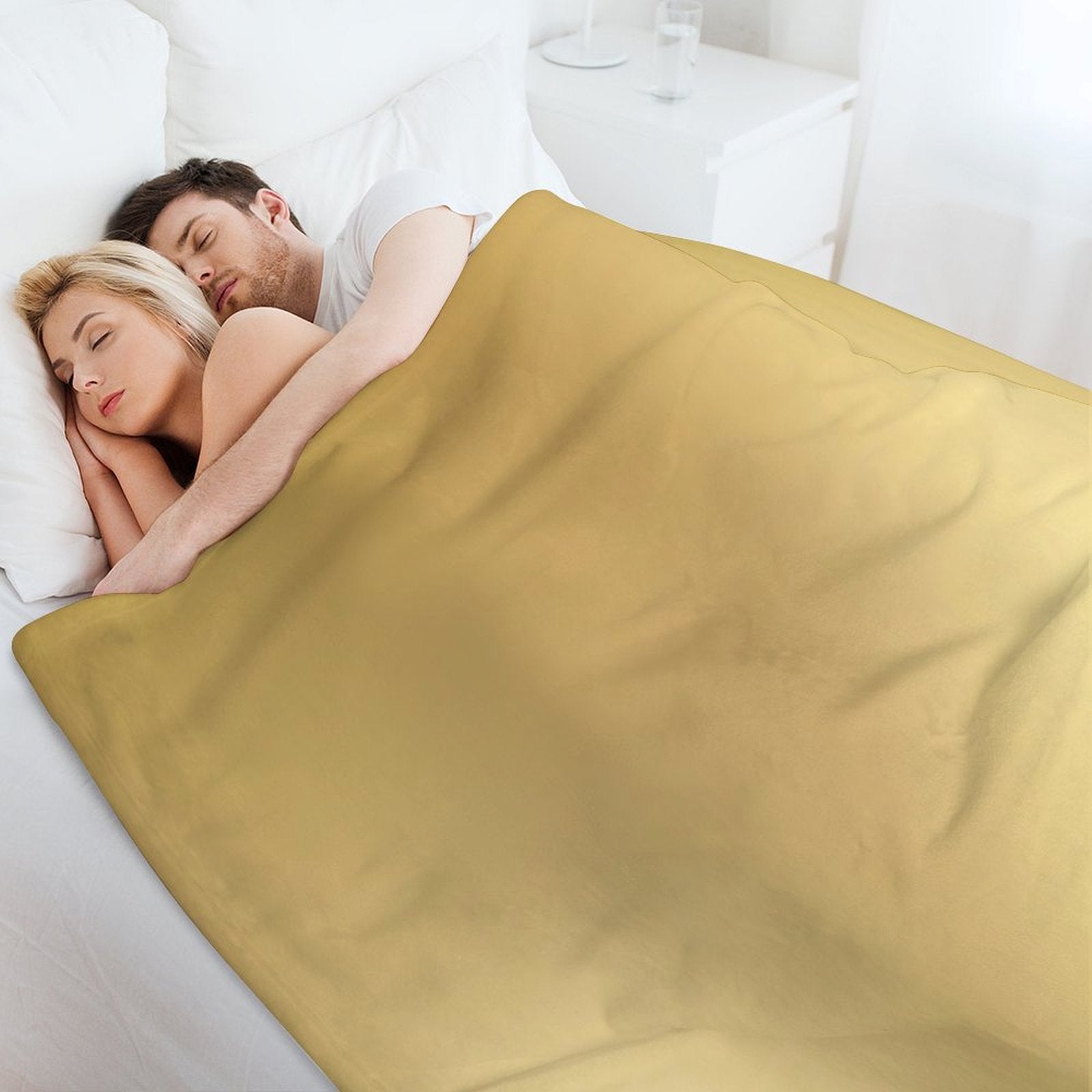 Liquid Gold Easy Care Throw Blanket