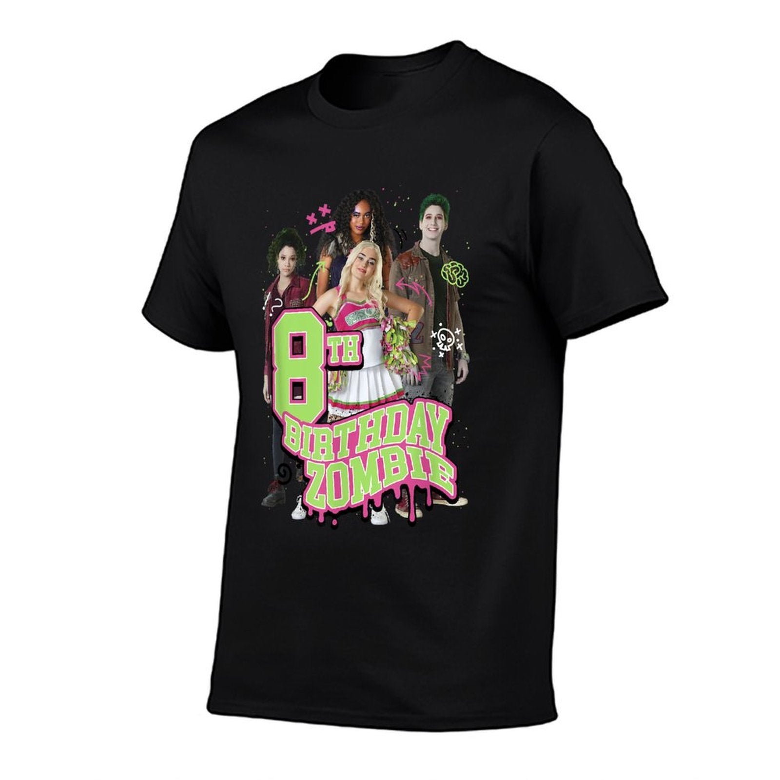 Disney Zombies 8th Birthday Zombie Group Poster  Quick-drying T-Shirt