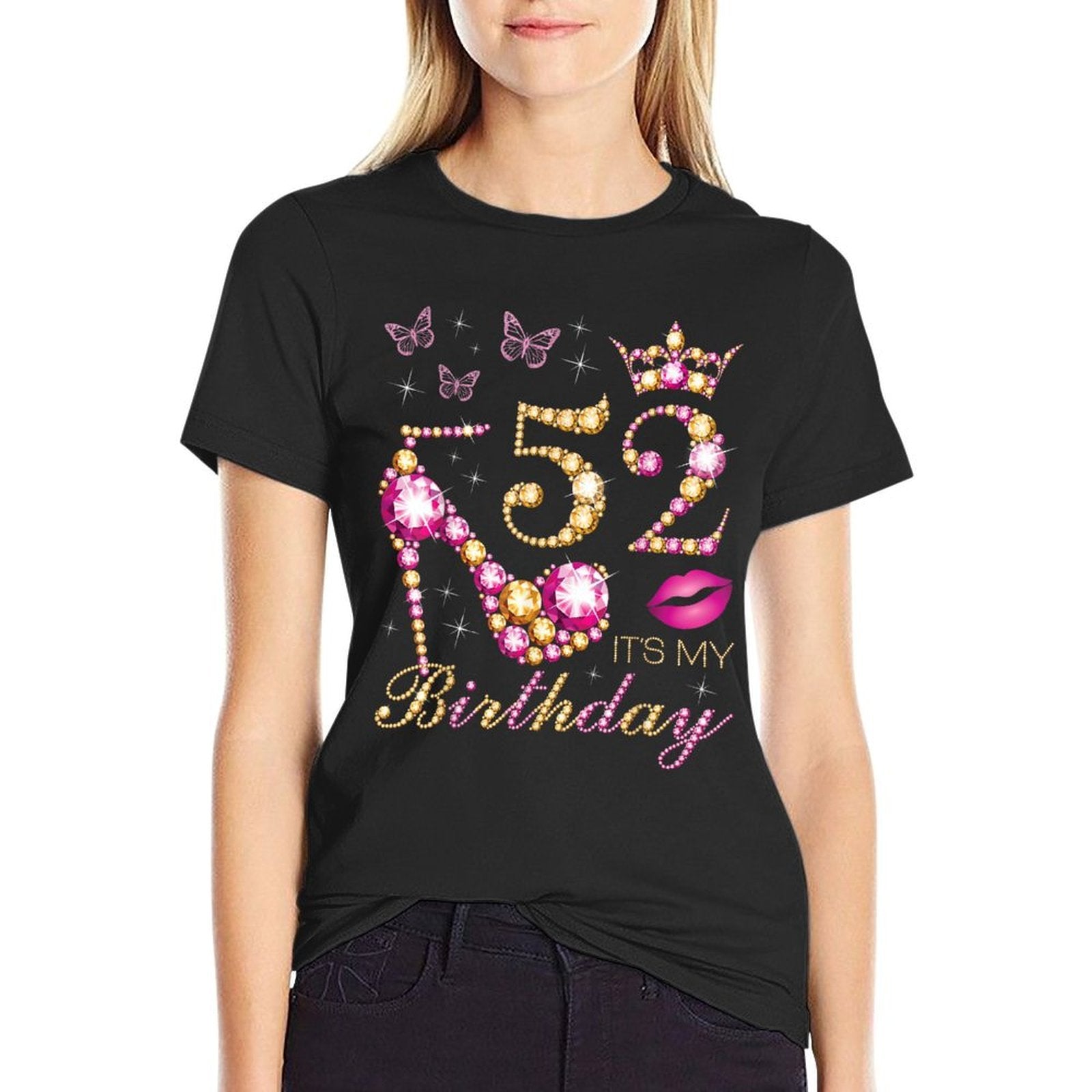 52 It's My Birthday, 52 Years Old, It's My 52nd Birthday  Cotton T-Shirt