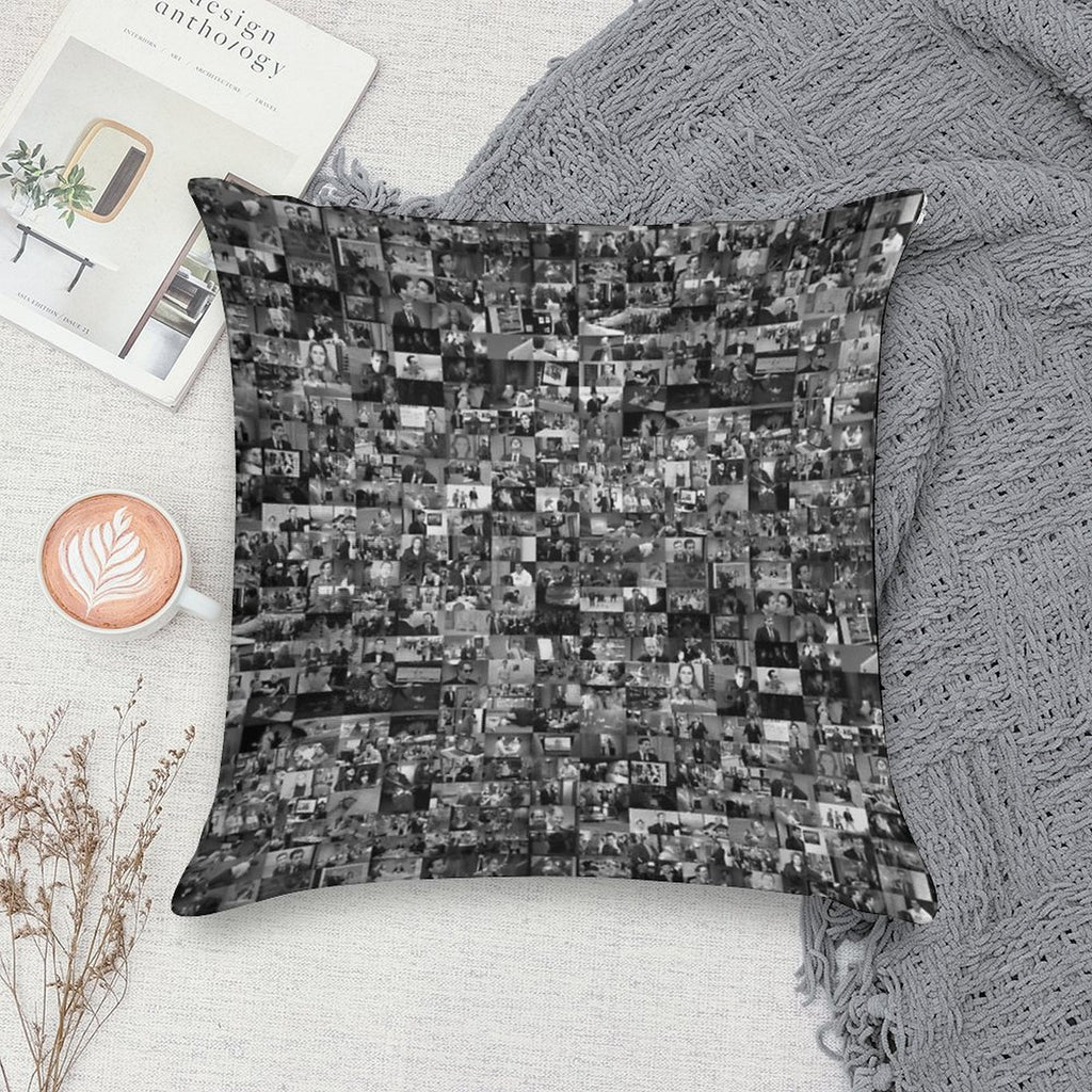 Every Episode of The Office Soft Shrink-Resistant Throw Pillow