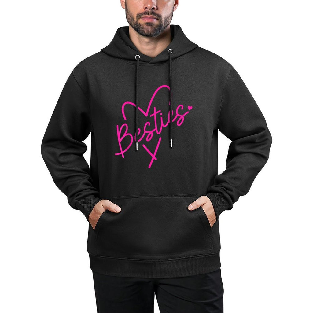 Best Friend Matching Birthday Pink BFF Bestie Sister Cousin Versatile Streetwear Hoodie