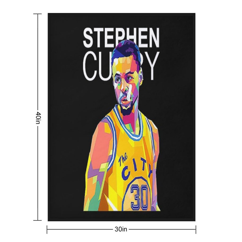Stephen Curry Velvety-soft Throw Blanket
