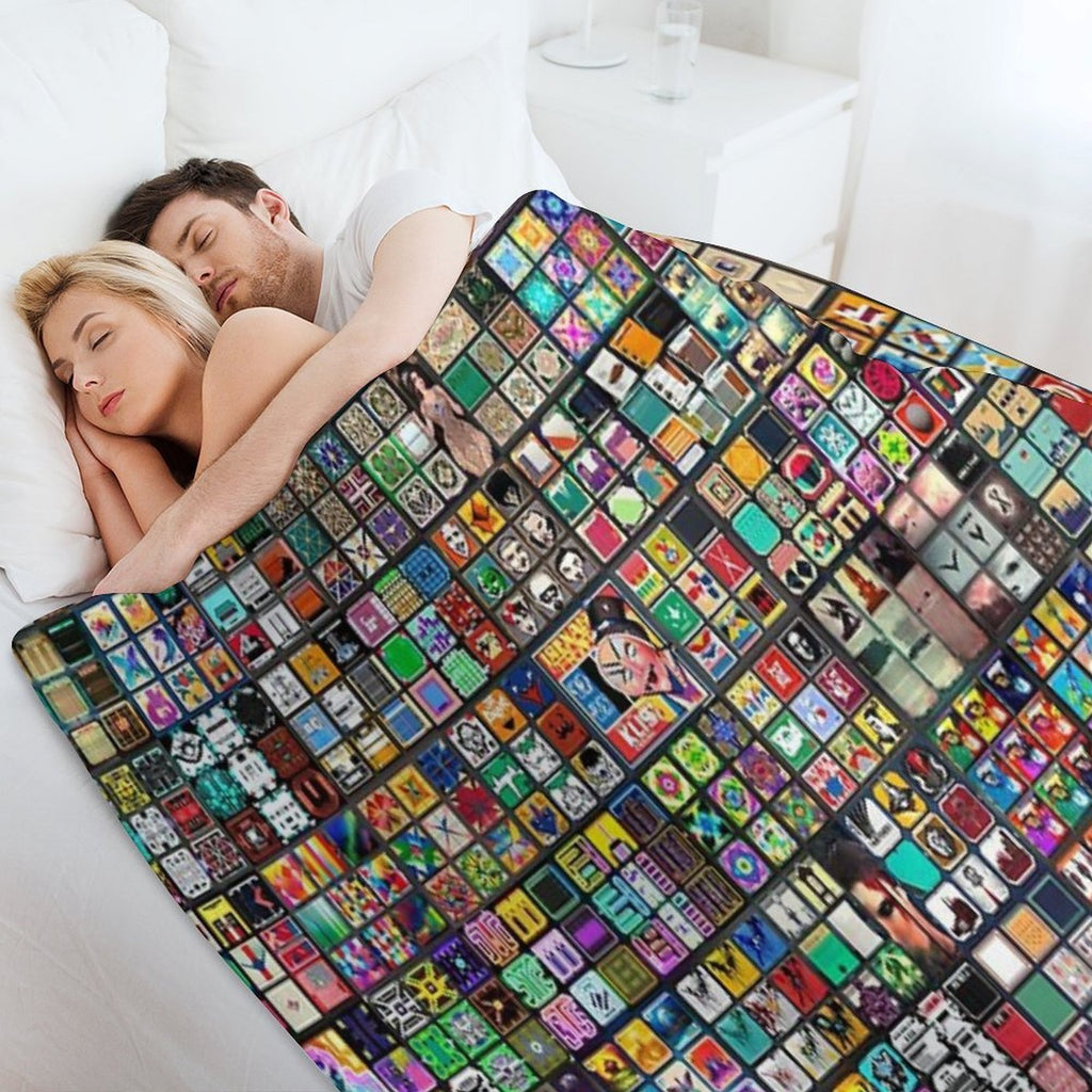 Variations on Tic Tac Toe Comfort Throw Blanket