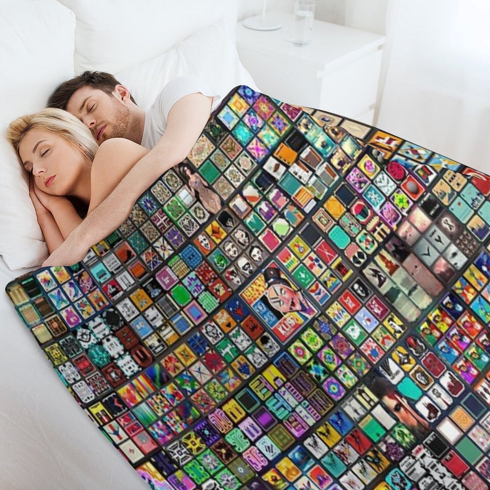Variations on Tic Tac Toe Comfort Throw Blanket