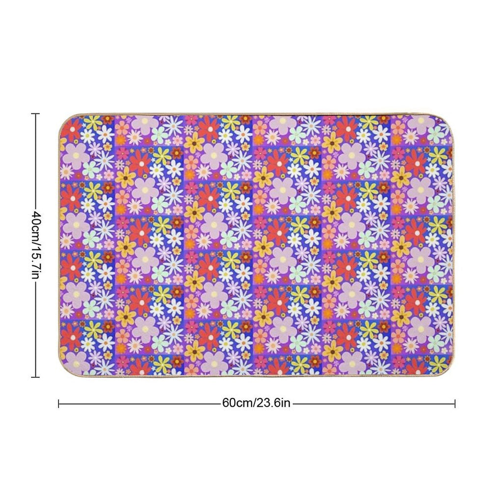 Flower Power  Multi-Purpose Bath Mat