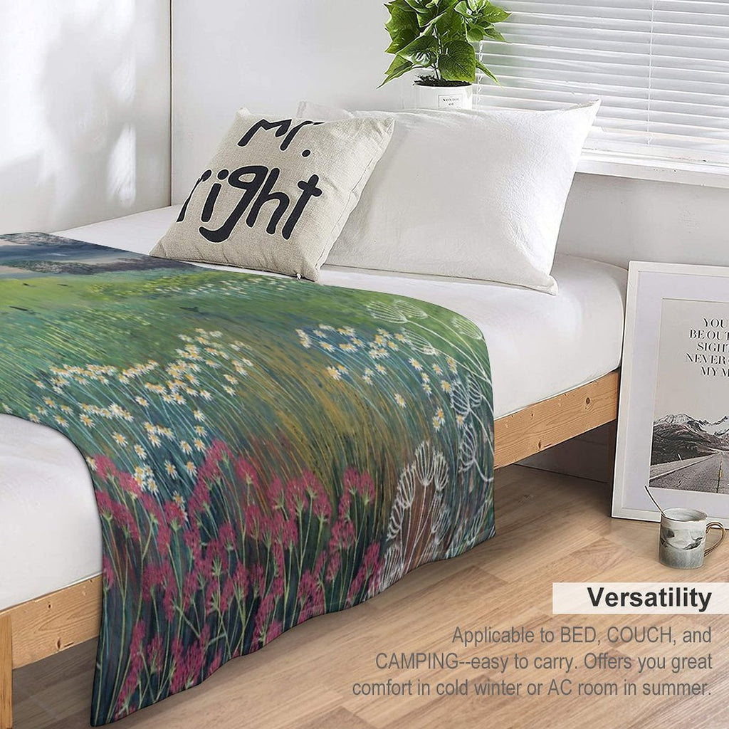 Summer's Eve Compact Throw Blanket