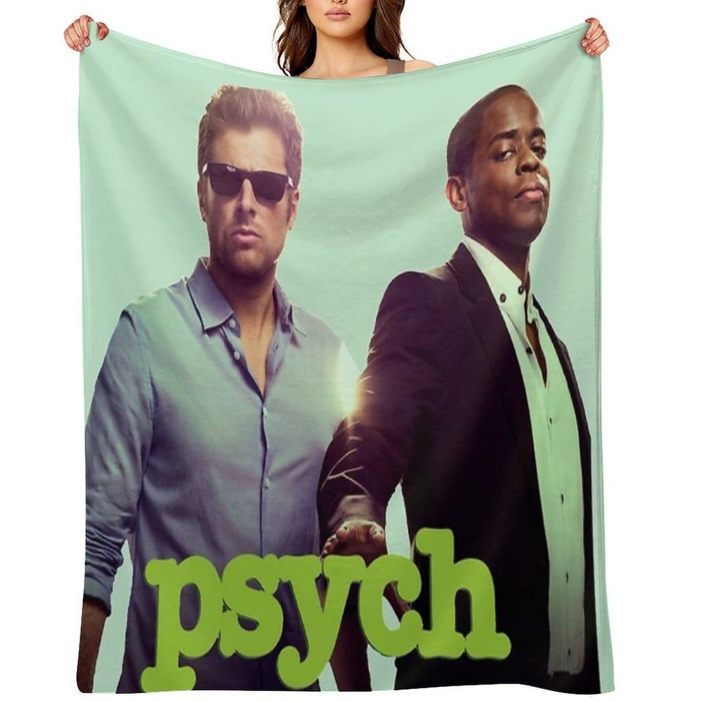 Psych Anti-pilling Throw Blanket