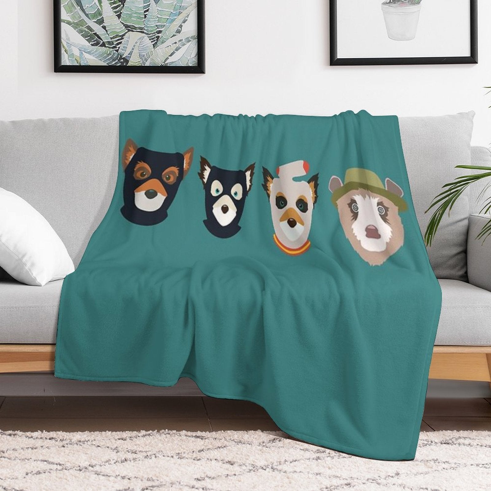 Fantastic Mr. Fox Wrinkle-free Throw Blanket