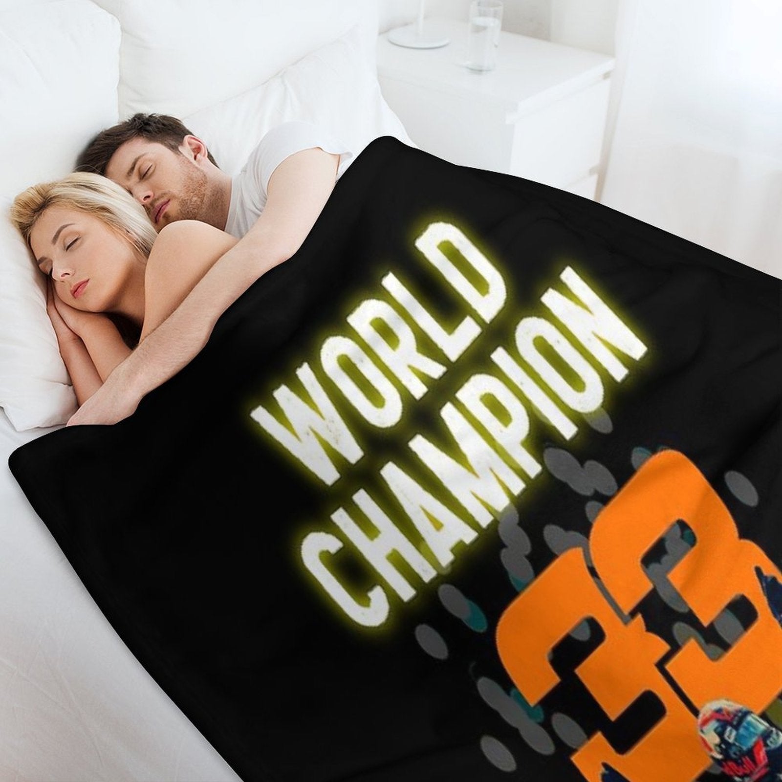 Verstappen Champion Eco-conscious Throw Blanket