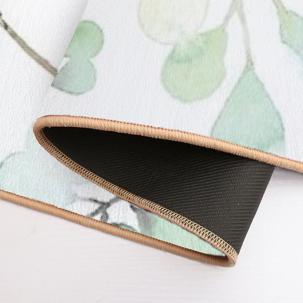 Botanical Leaves, Leaf Pattern  Slip-Resistant Bath Mat